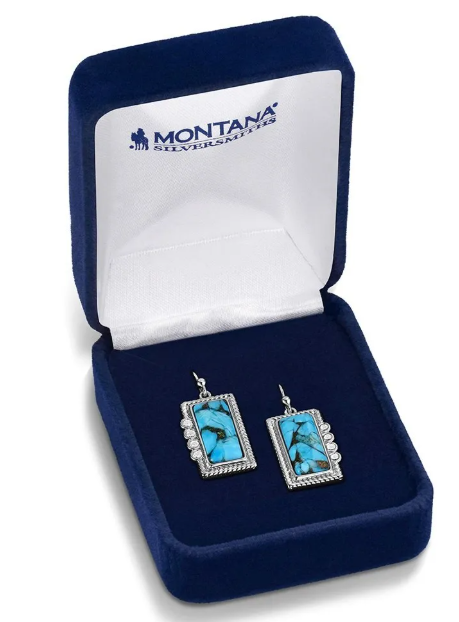 Montana Silversmiths - Summer Rain Turquoise Earrings