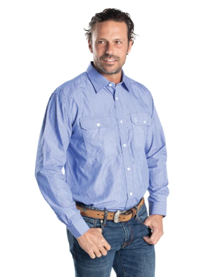 Just Country Mens Evan Full Button L/S Shirt - MBLS2404