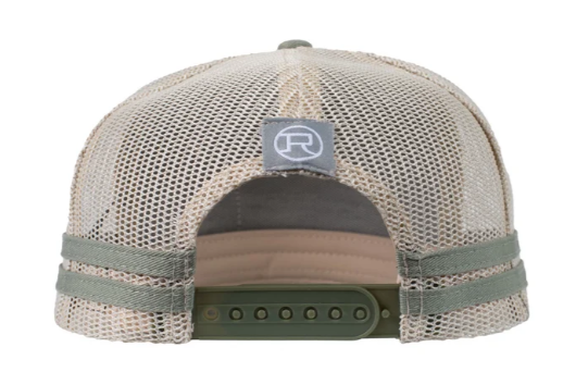 Roper Trucker Cap Cattle Tag - Olive Green - RC2505