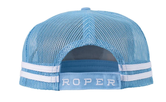 JRoper Trucker Cap Mini Plaid - Cornflower/White - RC2509