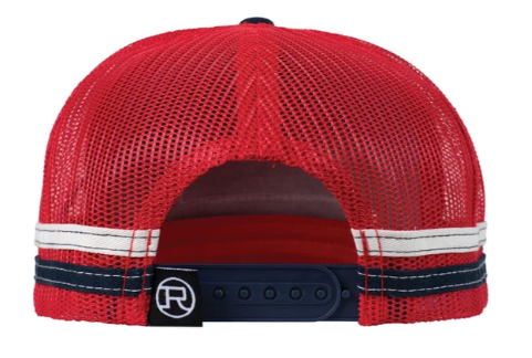 Roper Trucker Cap - Navy/Red - RC2512