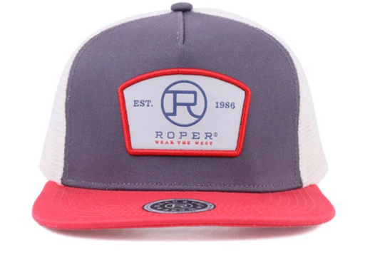 Roper Trucker Cap - Black - 77501806