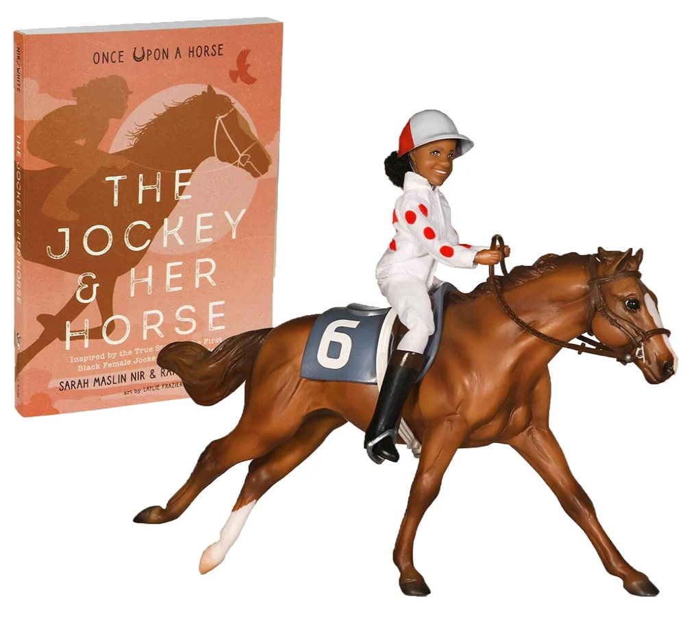 Breyer Freedom Cheryl White & Jetolara Horse & Book Set - TBC6236