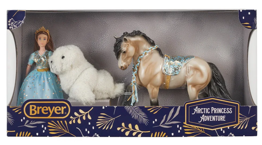 Breyer Traditional 2026 Holiday Play Set - Arctic Princess Adventure - TBT10726