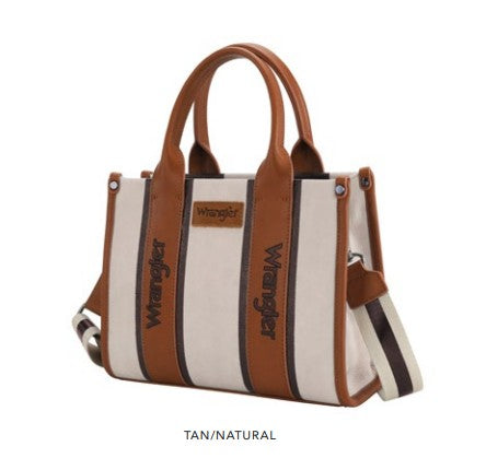 Wrangler Contrast Logo Crossbody Bag - Tan/Natural
