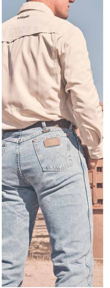 Wrangler Mens Cowboy Cut Original Jean - 13MWZGH34 - Bleach