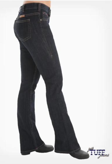 Cowgirl Tuff Ladies Just Tuff Dark Wash Jeans