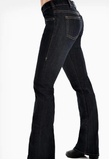 Cowgirl Tuff Ladies Just Tuff Dark Wash Jeans
