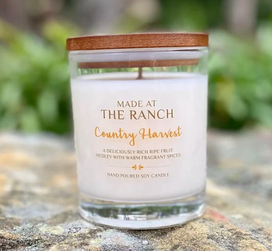 Made At The Ranch Soy Candle Medium - Country Harvest