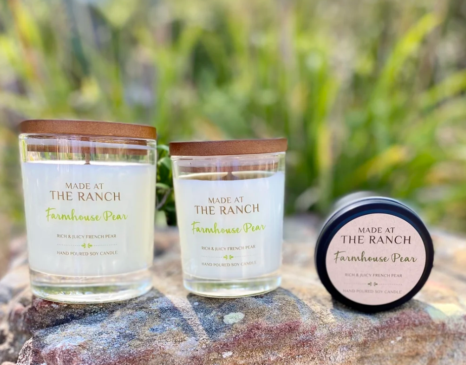 Made At The Ranch Soy Candle Medium - Farmhouse Pear
