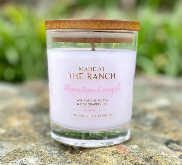 Made At The Ranch Soy Candle Medium - Rhinestone Cowgirl