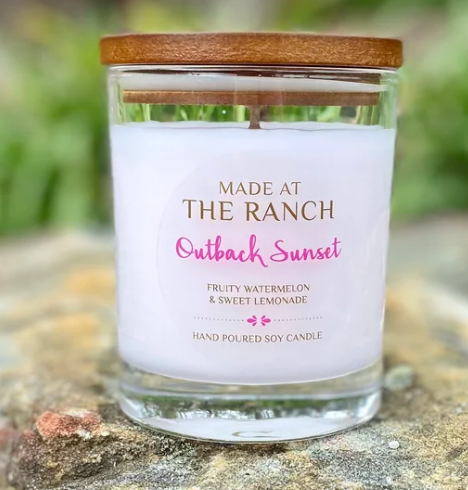 Made At The Ranch Soy Candle Large - Outback Sunset