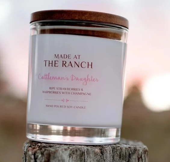 Made At The Ranch Soy Candle Large - Cattleman's Daughter