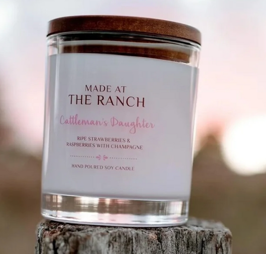 Made At The Ranch Soy Candle Medium - Cattleman's Daughter