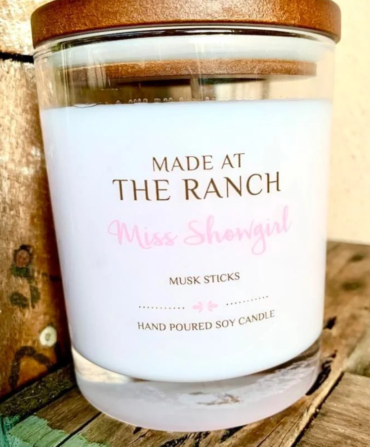 Made At The Ranch Soy Candle Large - Miss Showgirl