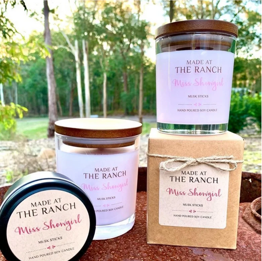 Made At The Ranch Soy Candle Scent Sampler - Miss Showgirl