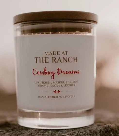 Made At The Ranch Soy Candle Medium - Cowboy Dreams