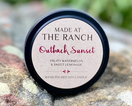 Made At The Ranch Soy Candle Scent Sampler - Outback Sunset