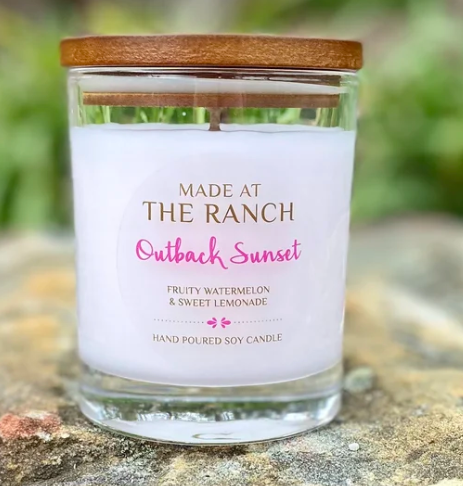 Made At The Ranch Soy Candle Medium - Outback Sunset