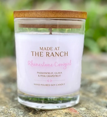 Made At The Ranch Soy Candle Large - Rhinestone Cowgirl