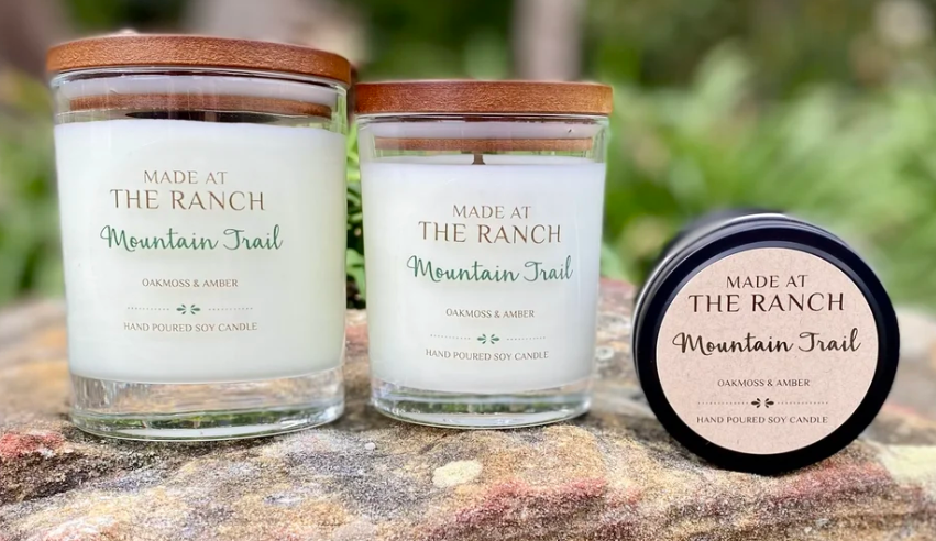 Made At The Ranch Soy Candle Medium - Mountain Trail