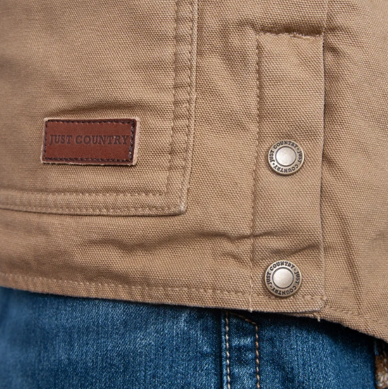 Just Country Adults Diamantina Jacket - Khaki -
