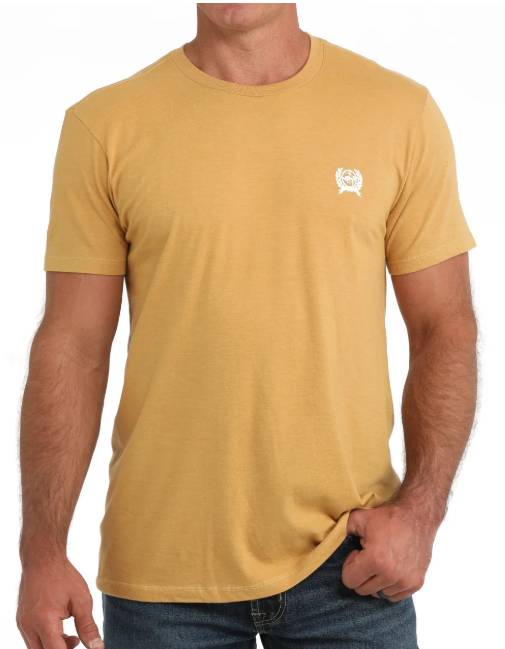 Cinch Mens Gold Graphic Tee - MTT1690739
