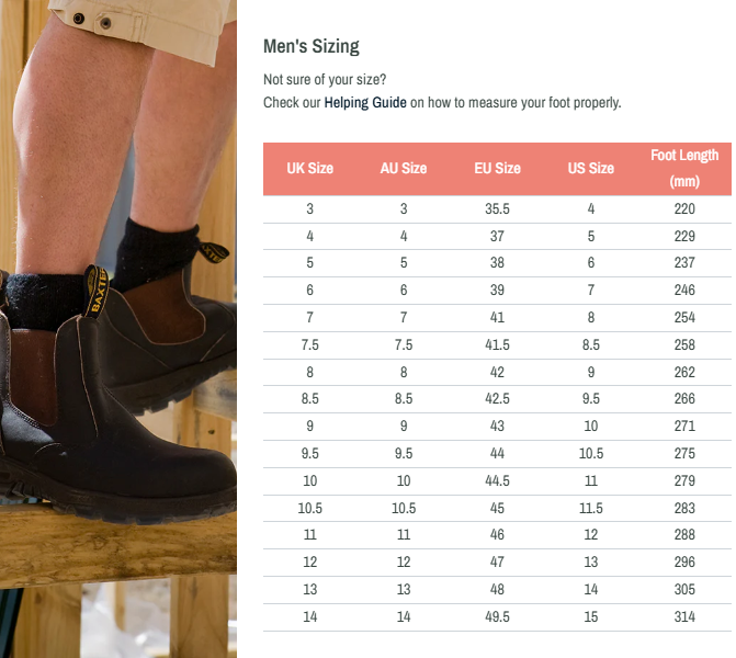 Baxter Hiking Boot - PN350 - ON SALE