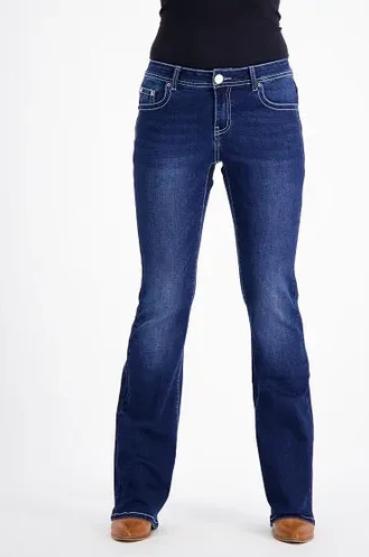 Outback Ladies Dalby Bling Jeans - High Rise - WBEM173