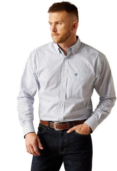 Ariat Mens Wrinkle Free Danny Classic Fit L/S Shirt - 10058952