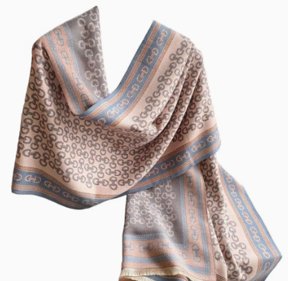 Snaffle Bit Acrylic Cashmere Scarf - Multi