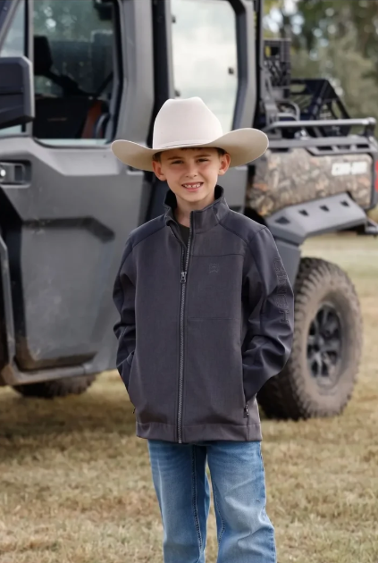 Cinch Boys Bonded Jacket - Brown - MWJ5201001