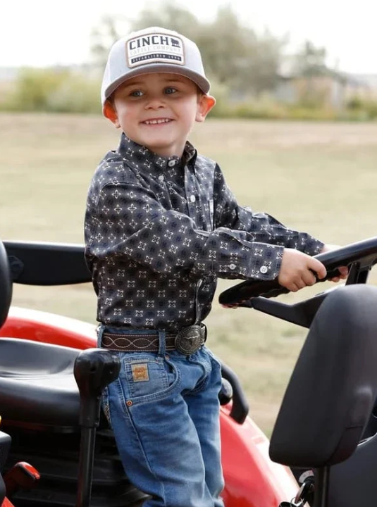 Cinch Boys Button Down L/S Shirt - MTW7062427