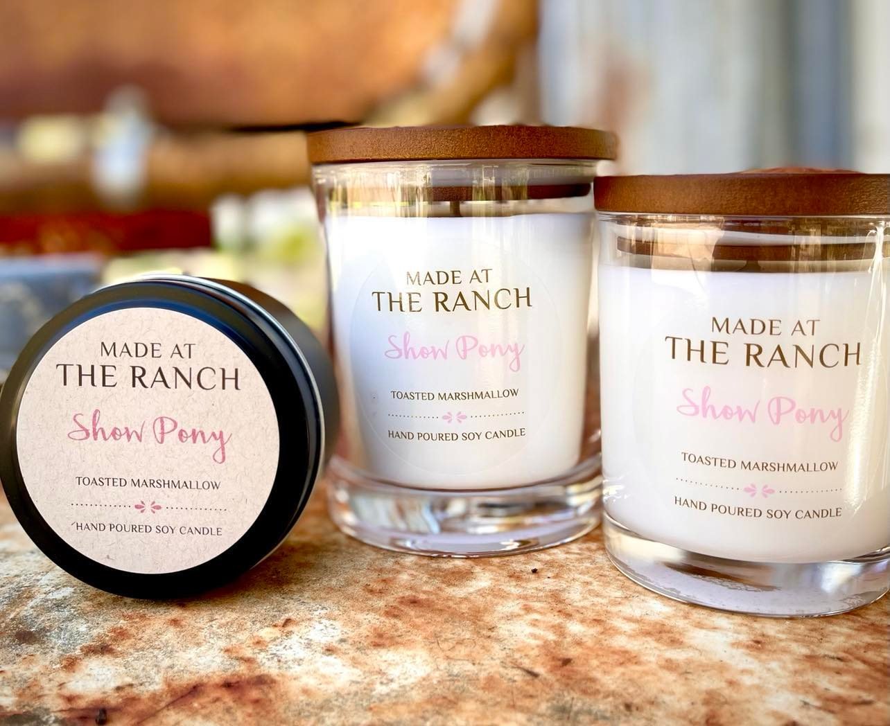 Made At The Ranch Soy Candle Medium - Show Pony