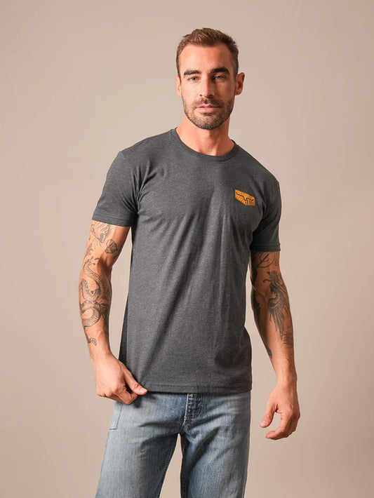 Kimes Ranch Mens T Shirt - Spangled - Charcoal