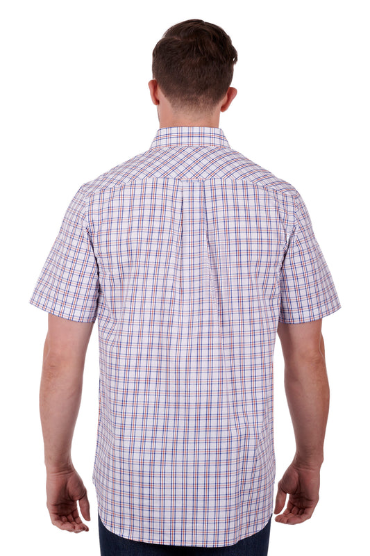 Thomas Cook Mens Evan S/S Shirt - Blue/Orange