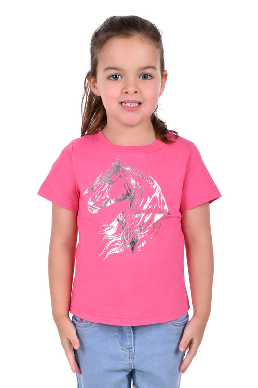 Thomas Cook Girls Faith S/S Tee - Hot Pink - T3S5516075