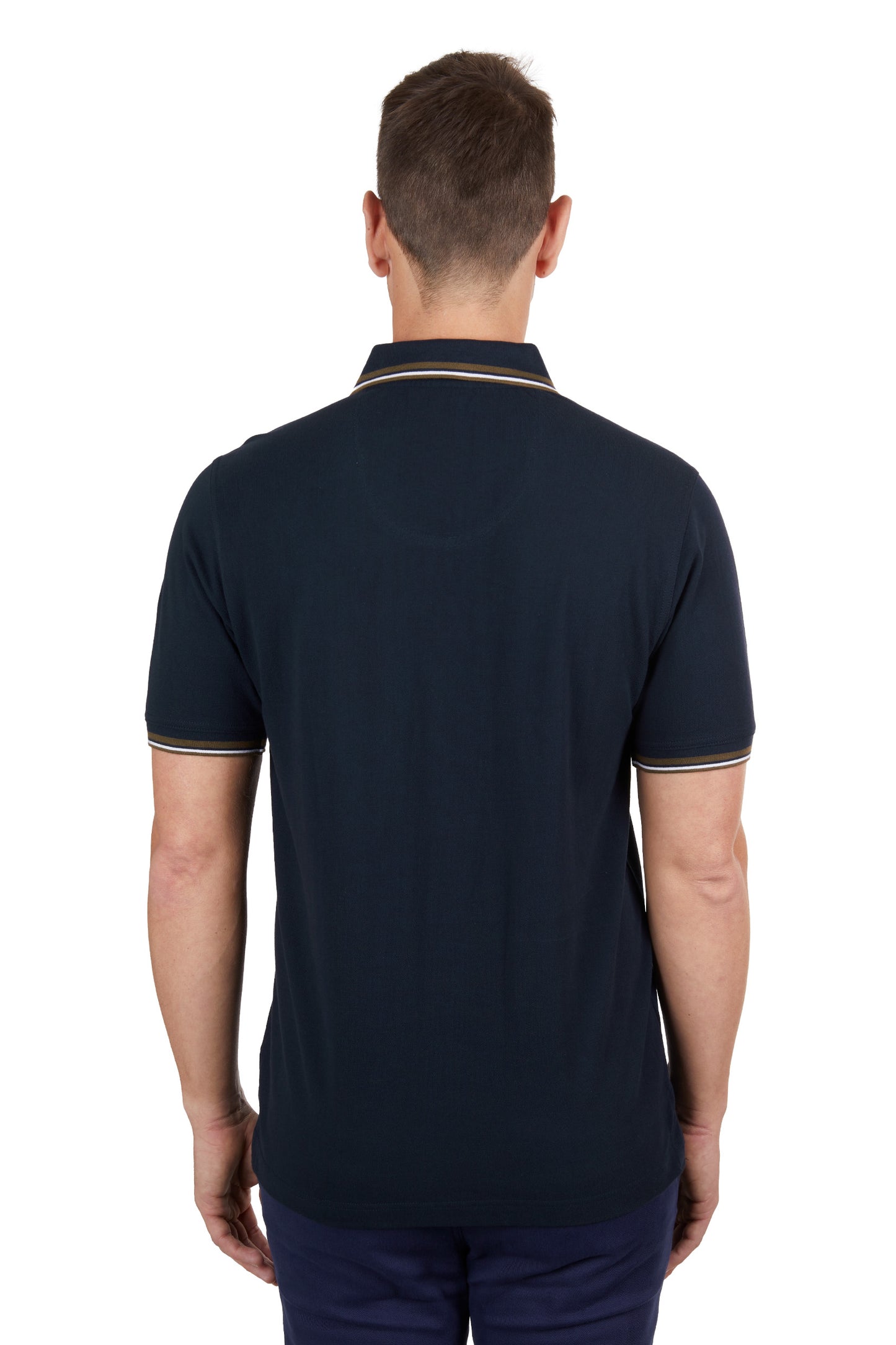 Thomas Cook Mens Logan Tailored S/S Polo - Navy