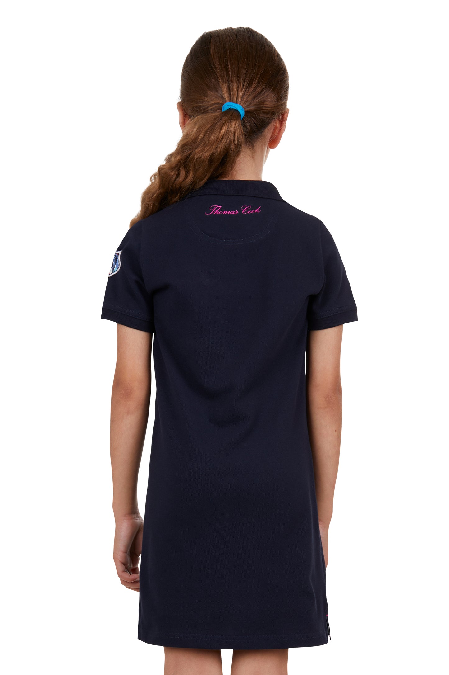 Thomas Cook Girls Short Sleeve Polo Dress - Navy