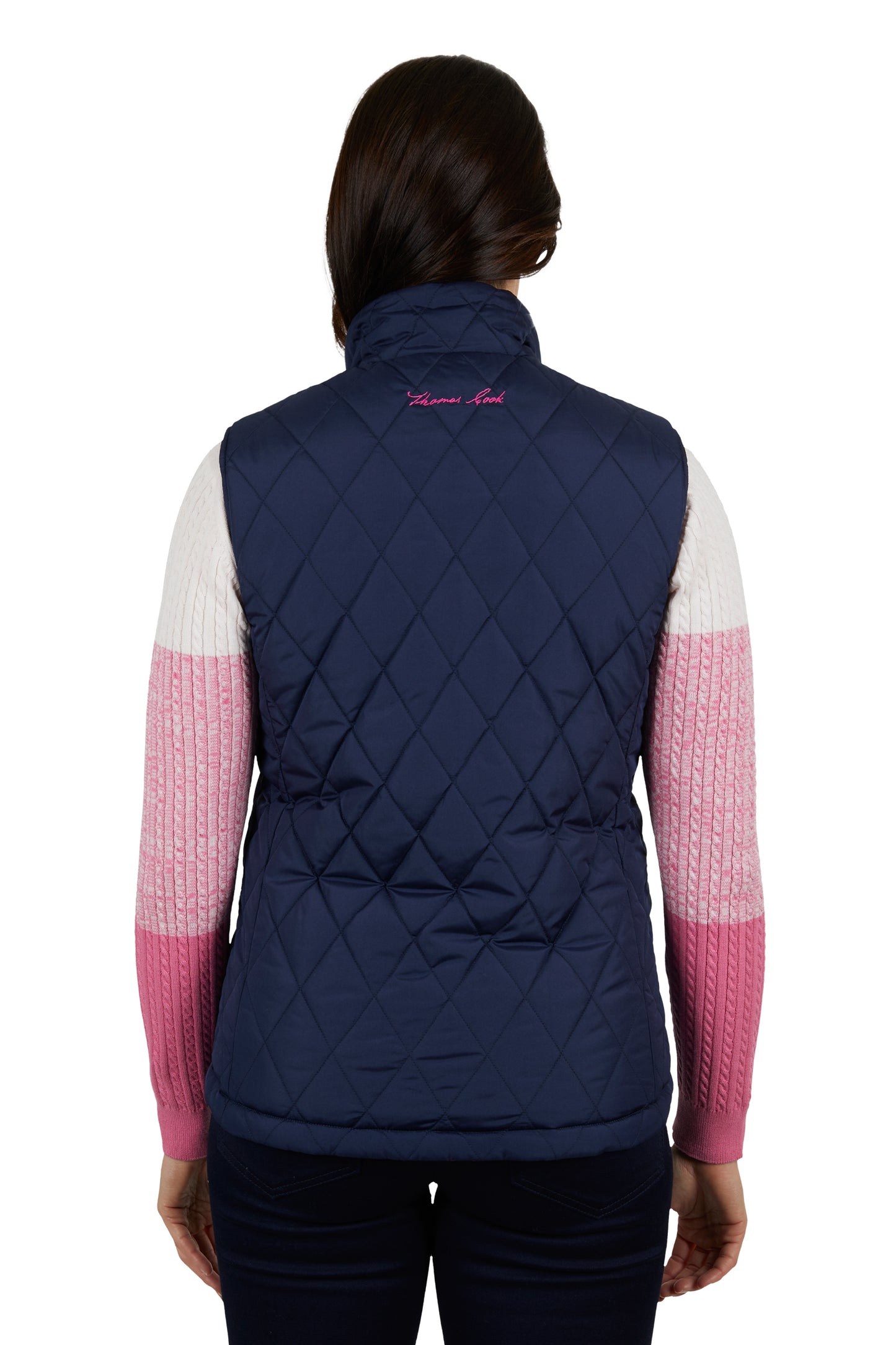 Thomas Cook Ladies Flora Reversible Vest - Navy - ON SALE