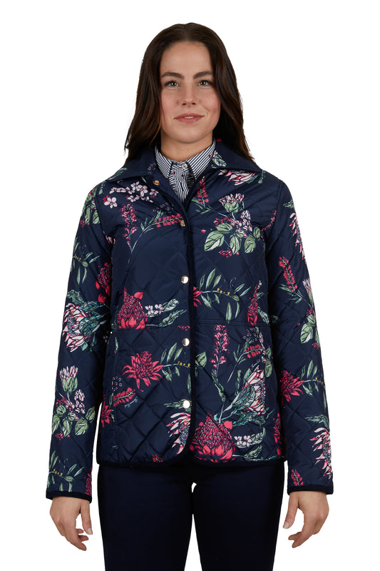 Thomas Cook Ladies Flora Reversible Jacket - Navy - ON SALE