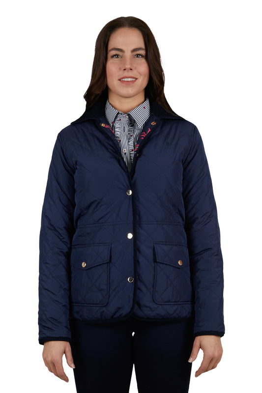 Thomas Cook Ladies Flora Reversible Jacket - Navy - ON SALE