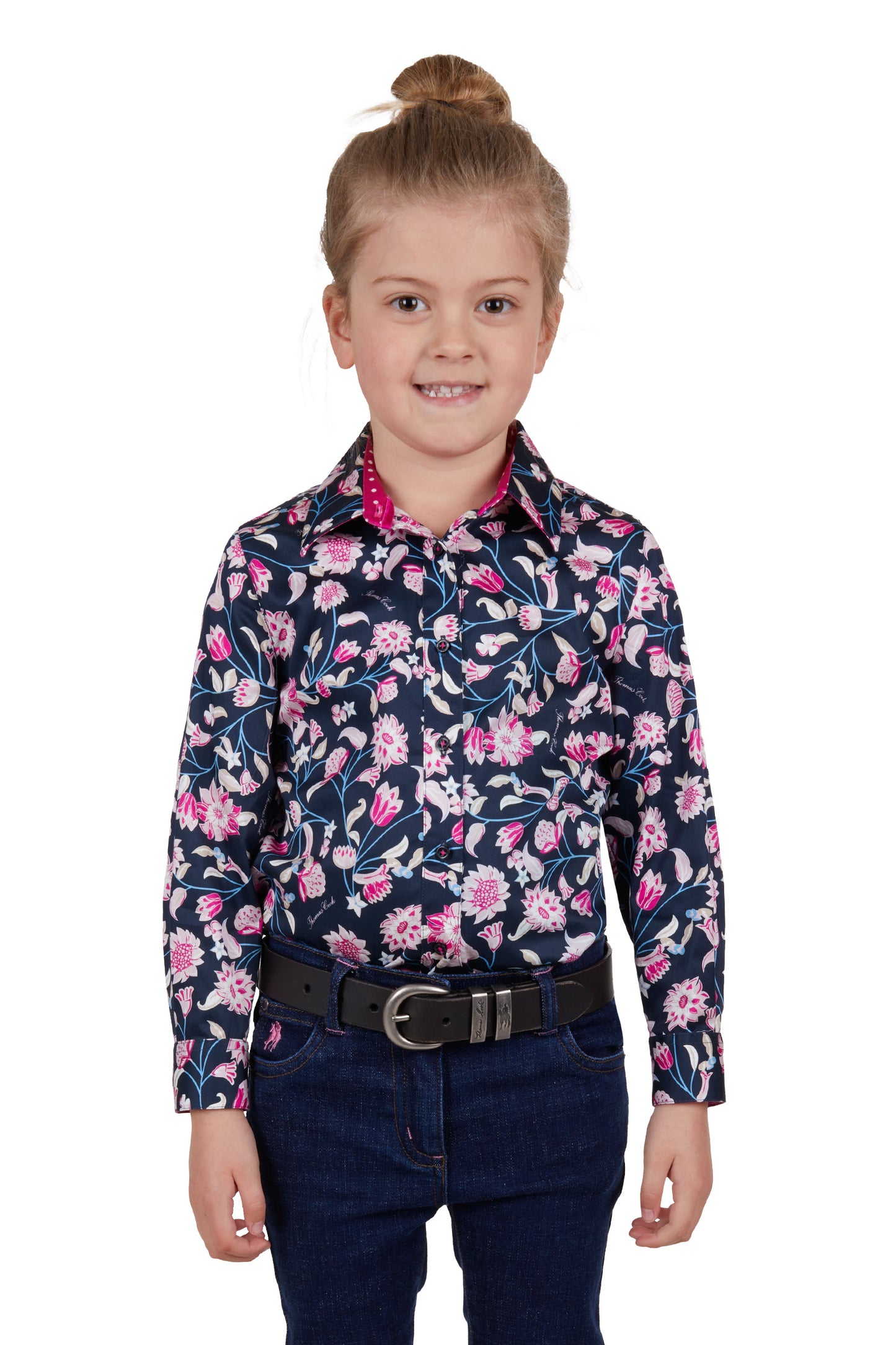 Thomas Cook Girls Allegria L/S Shirt - Navy