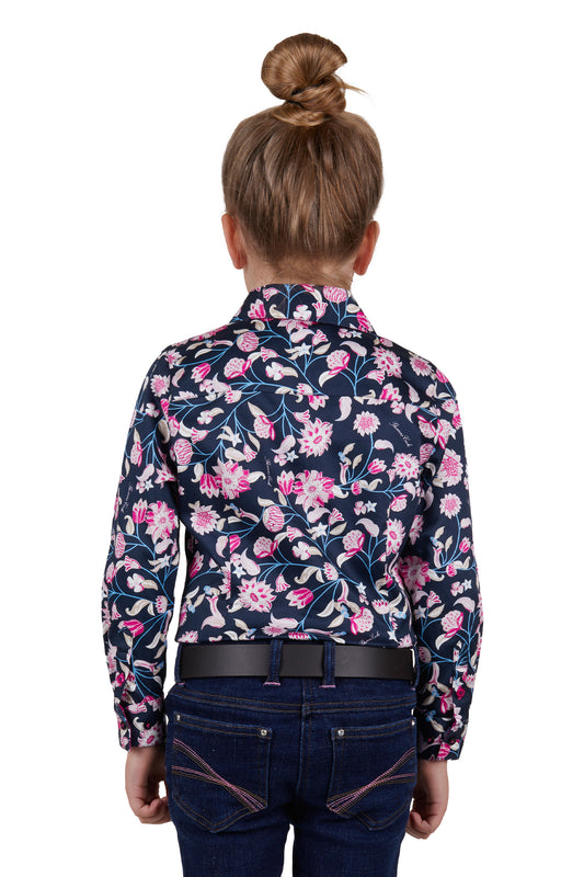 Thomas Cook Girls Allegria L/S Shirt - Navy