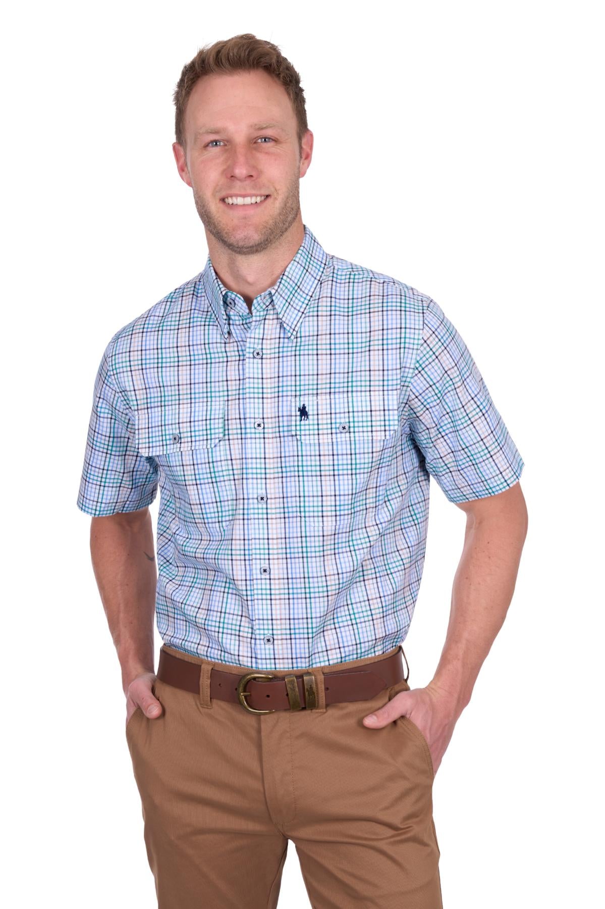 Thomas Cook Mens Check 2 Pkt S/S Shirt - T5S1110040