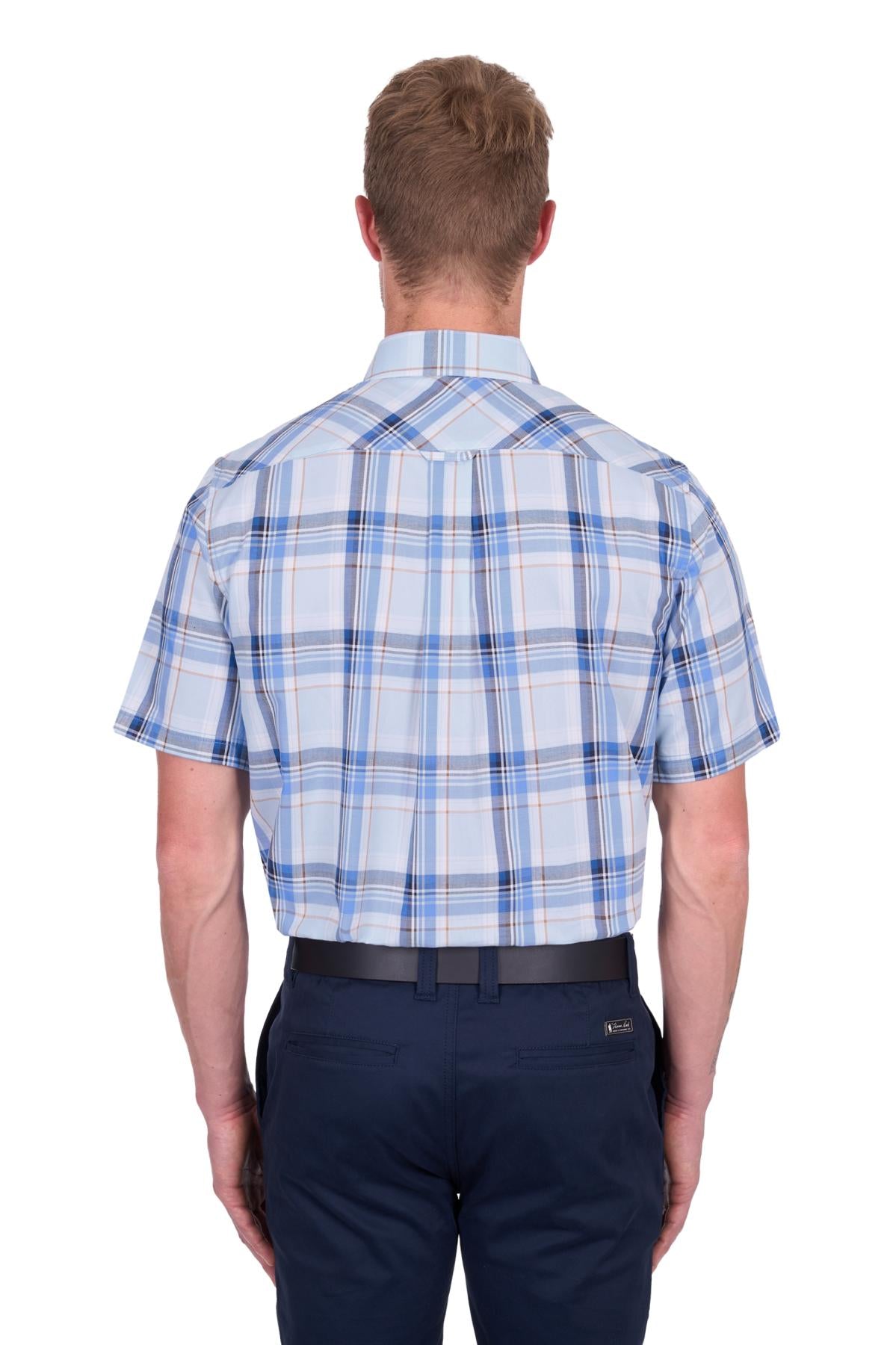 Thomas Cook Mens Check 2 Pkt S/S Shirt - T5S1110042