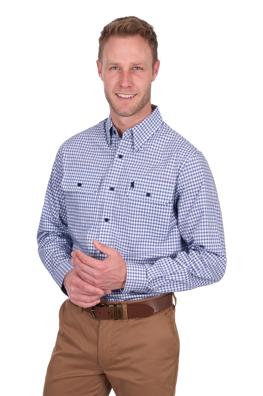 Thomas Cook Mens Check 2-Pkt L/S Shirt - T5S1115033