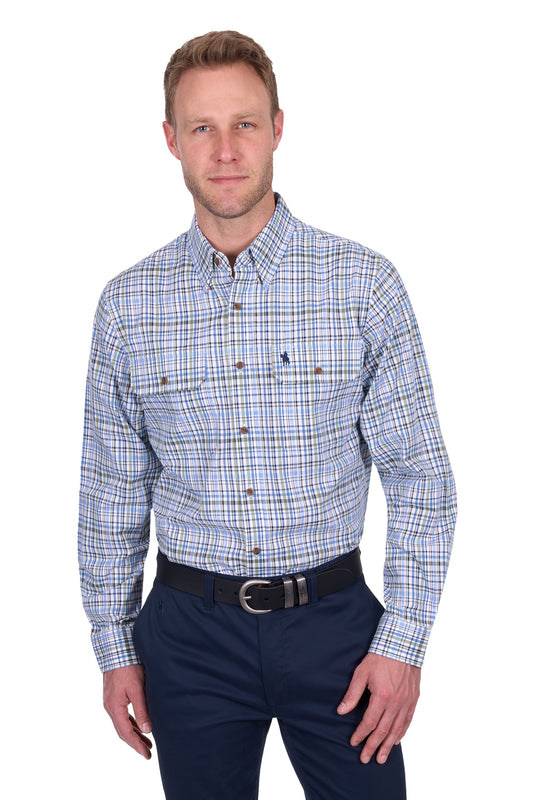Thomas Cook Mens Check 2-Pkt L/S Shirt - T5S1115035