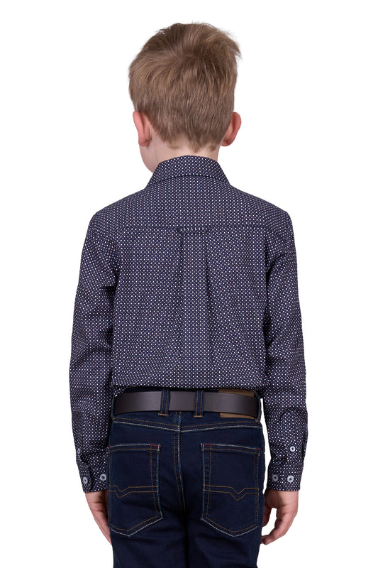 Thomas Cook Boys Arlo Print 1 Pocket L/S Shirt