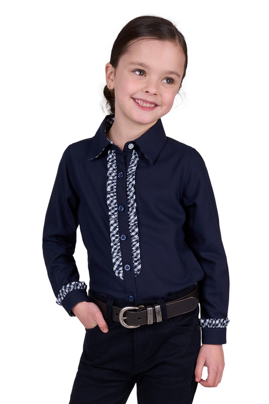 Thomas Cook Girls Ashley L/S Shirt - Navy
